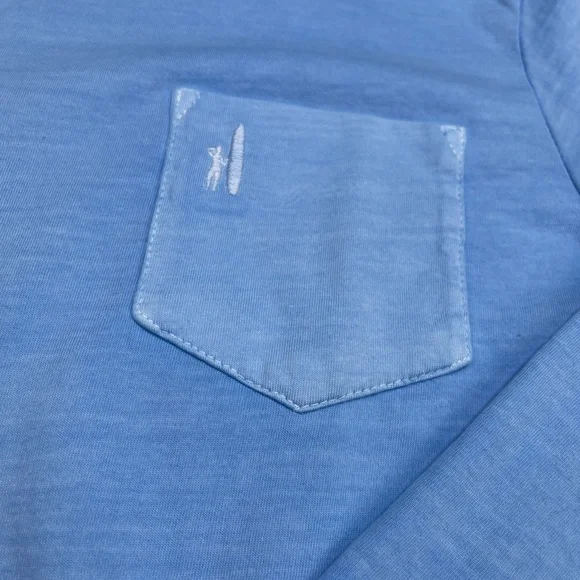 NWT Johnnie O Brennan MaliBLU Long Sleeve Pocket Tee - Picture 7 of 7